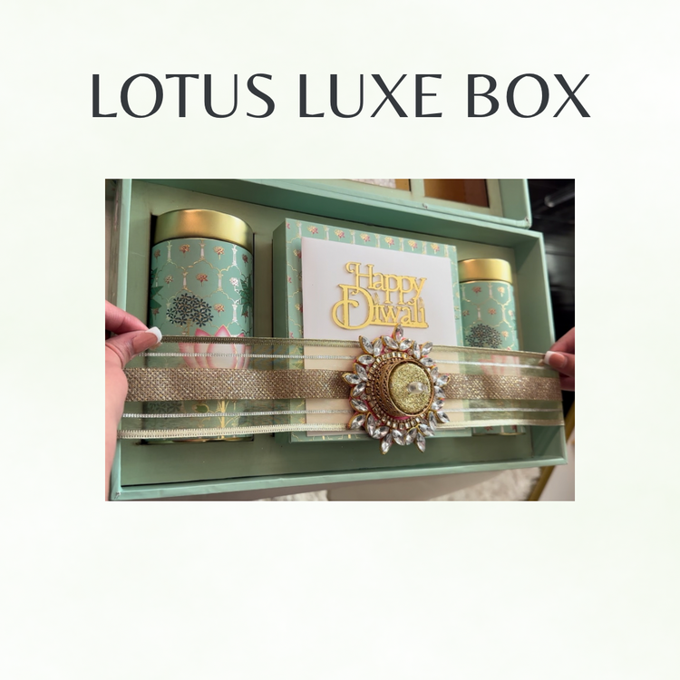 Lotus Luxe Box with Mithai