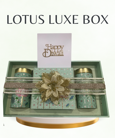 Lotus Luxe Box with Mithai
