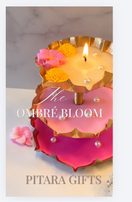 The Ombre Bloom Candle